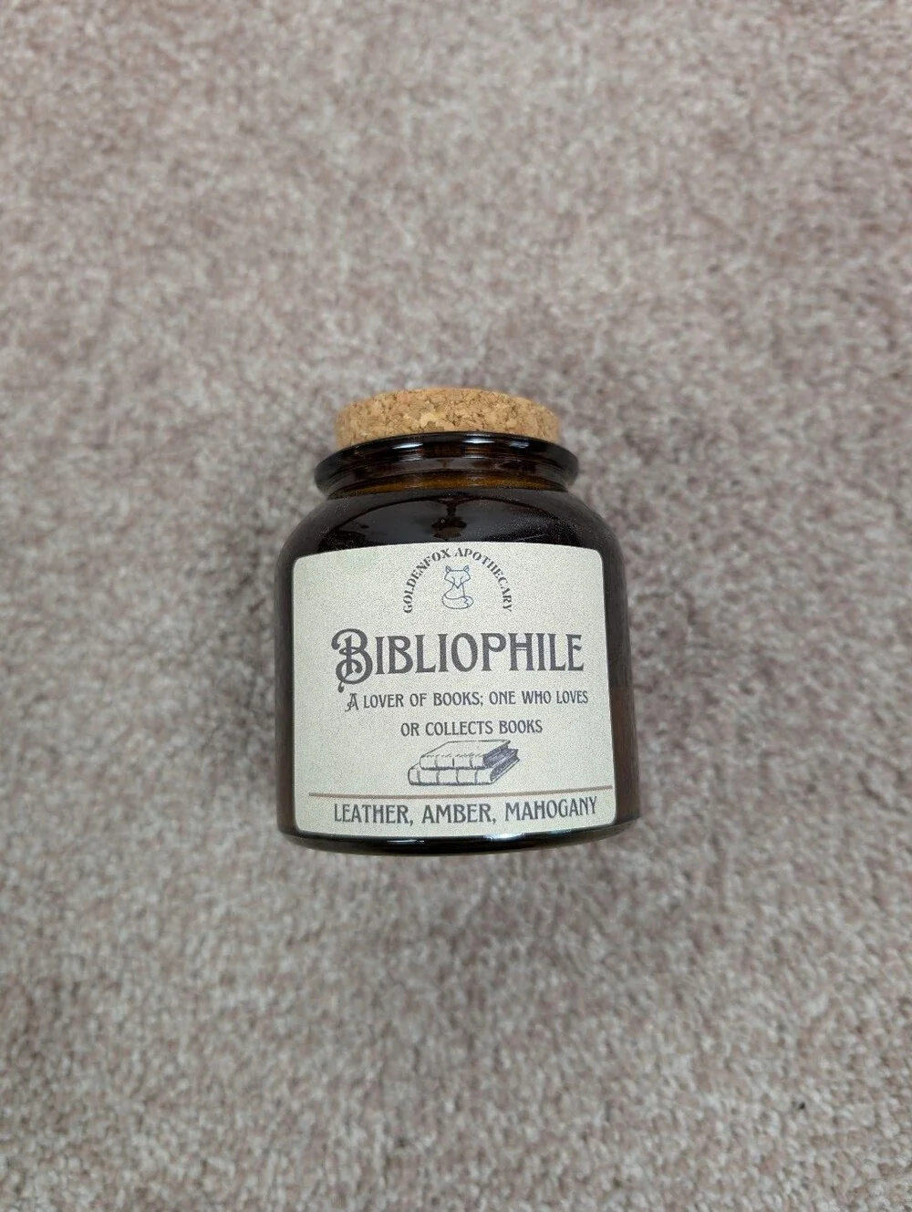 GoldenFox Apothecary Bibliophile Candle 🤎